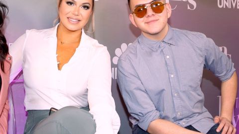 Chiquis Rivera y Johnny Lopez en el lanzamiento del reality show The Riveras en 2018.