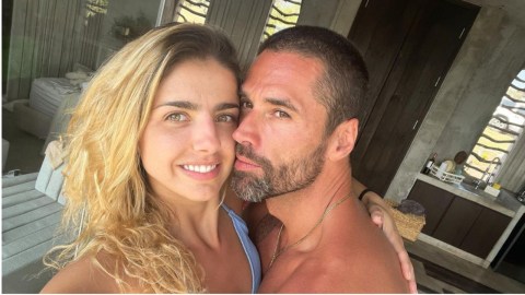 Michelle Renaud y Matías Novoa