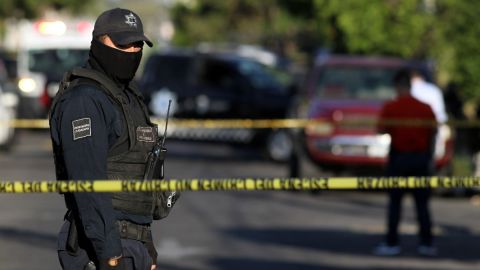 Escena del crimen en México