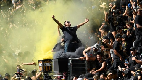 Fanaticada del LAFC.