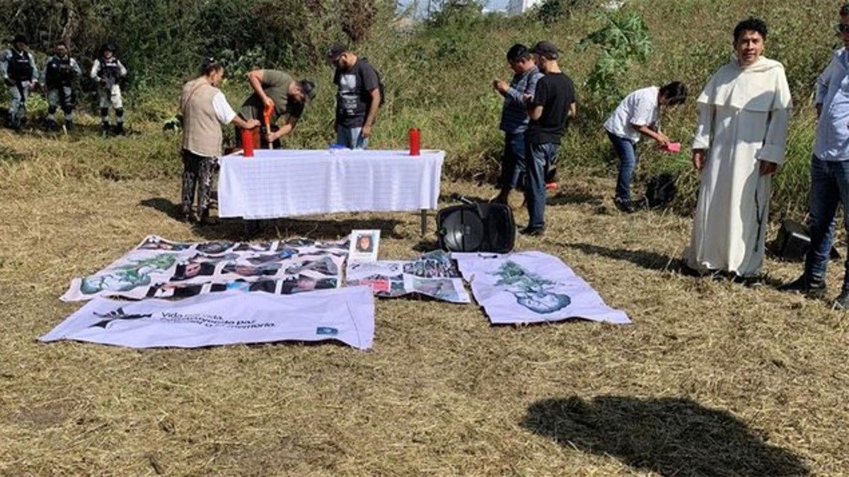 Familiares de personas desaparecidas transformaron una fosa clandestina en Guanajuato en un