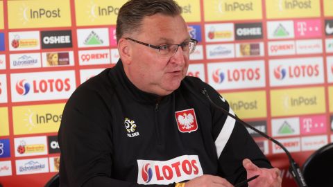 Czesław Michniewicz, seleccionador de Polonia.