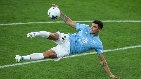 Brandon Vázquez, delantero méxico-estadounidense del FC Cincinnati, estuvo presente en el MLS All Stars 2022.