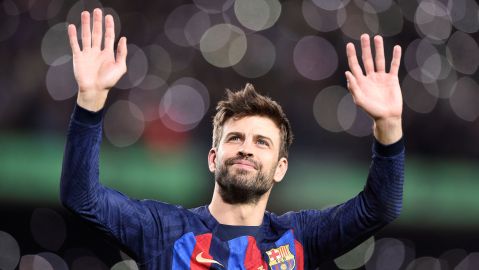 El defensor central Gerard Piqué se despidió del fútbol el 2 de noviembre.