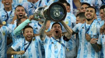Messi viene de conquistar la Copa América con la albiceleste.