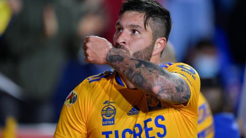 Gignac, atacante de Tigres de la UANL.