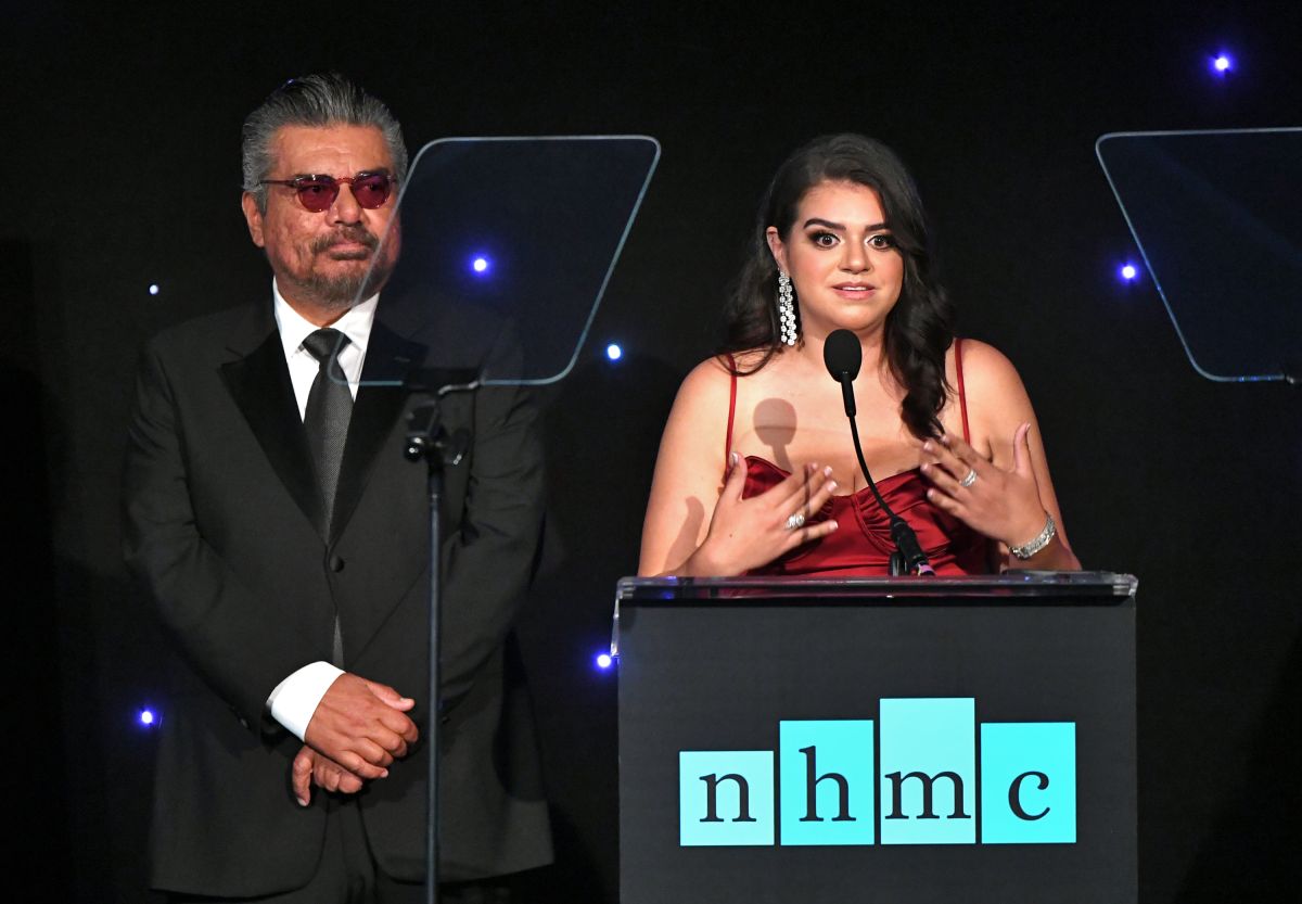 George Lopez y su hija, Mayan | JC Olivera/Getty Images