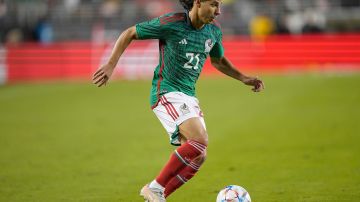 Diego Lainez, jugador de la Selección de México.