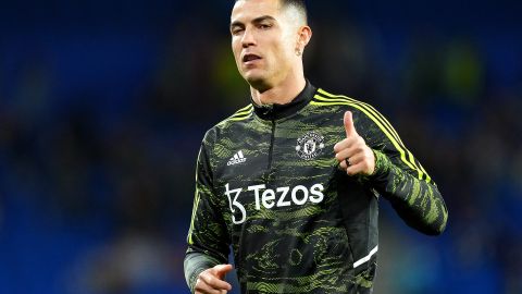 Cristiano Ronaldo, delantero portugués del Manchester United.