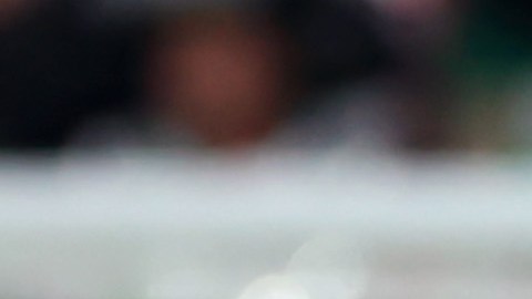 Robert Lewandowski lamentándose del penal fallado ante México.
