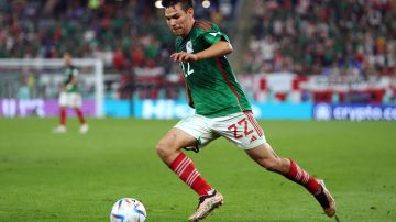 Hirving 'Chucky' Lozano, jugador de la Selección de México en el Mundial Qatar 2022.