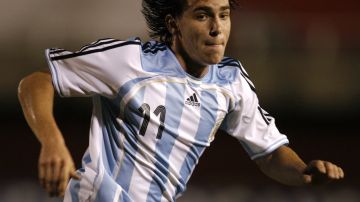 Mouche jugó cinco partidos con Argentina.