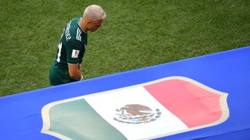 Javier 'Chicharito' Hernández durante su participación con México en el Mundial de Rusia 2018.