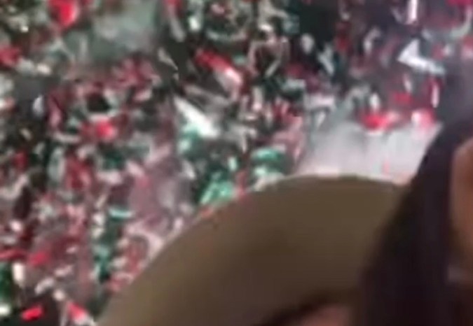 Vanessa Lyon y Carlos Calderón nuevamente juntos en el concierto de Christian Nodal