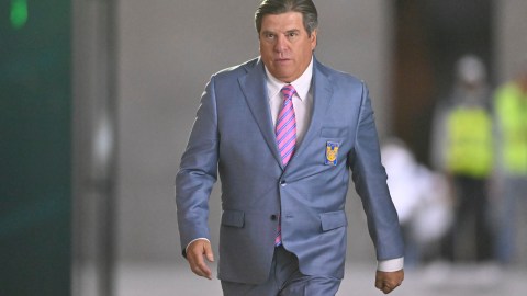 Miguel 'Piojo' Herrera en la vuelta de los cuartos de final de la Liguilla ante Pachuca.