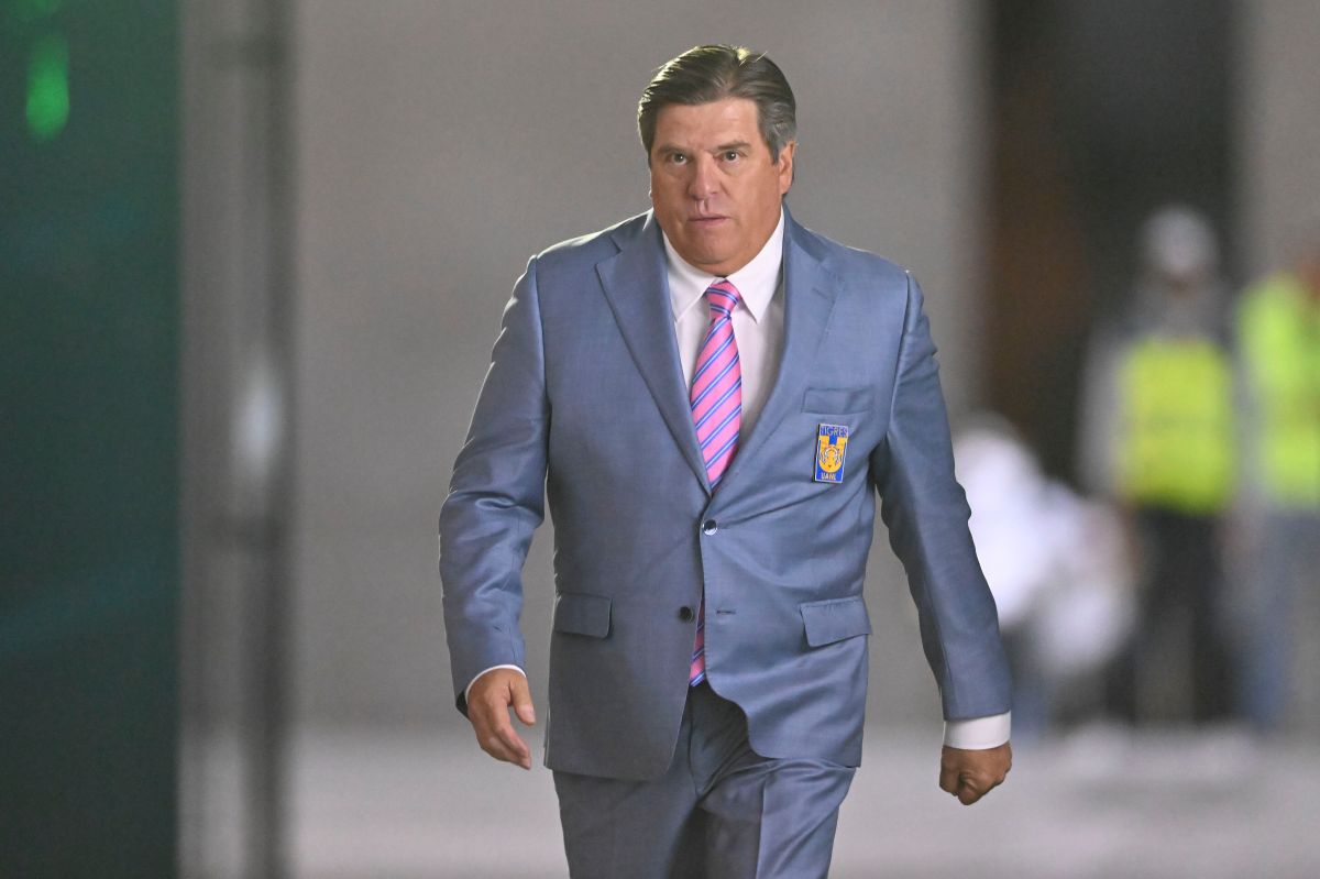 Miguel 'Piojo' Herrera en la vuelta de los cuartos de final de la Liguilla ante Pachuca. 