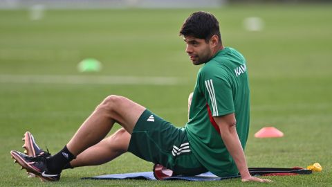 Néstor Araujo, defensor central de México en el Mundial Qatar 2022.