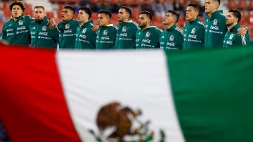 Selección de México antes de su amistoso ante Suecia.
