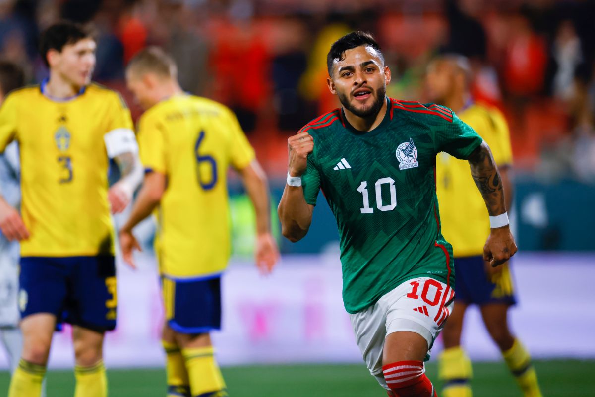 Alexis Vega scores, but does not prevent the defeat of the Mexican National Team against Sweden in the last game before the Qatar 2022 World Cup