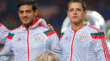Carlos Vela (i) y el Chicharito Hernández (d) formaron una dupla letal en la Selección de México.