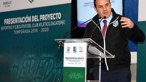 Cuauhtémoc Blanco, ex jugador mexicano y actual gobernador del estado de Morelos.