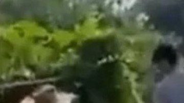 Joven golpea a adulto mayor