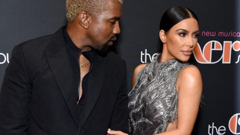 Kanye West y Kim Kardashian cuando aún estaban casados en el 2018.