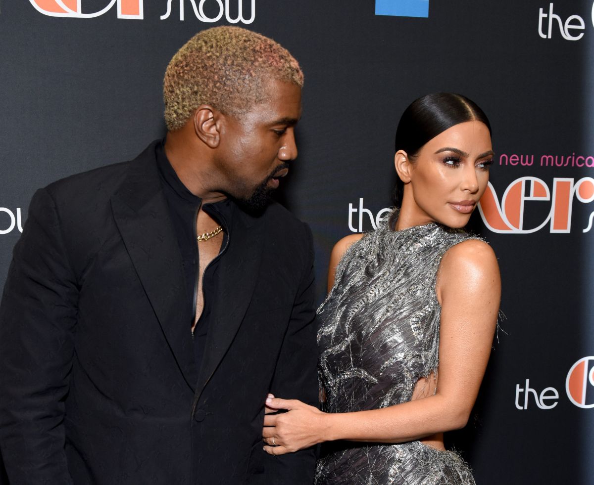 Kanye West y Kim Kardashian cuando aún estaban casados en el 2018.
