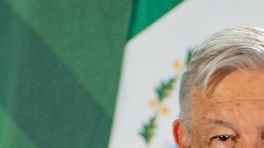 López Obrador e Indira Vizcaino