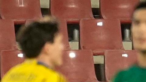 Marcus Rohdén (c) celebra tras marcar ante México, durante el partido amistoso.