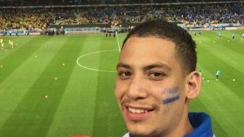 Martín Pineda listo para ir al Mundial de Qatar junto con un grupo de latinos. (Cortesía)