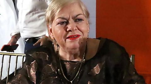 Sus 75 años parecen comenzarle a cobrar factura a Paquita la del Barrio