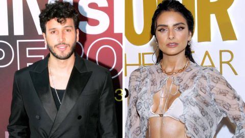 Sebastian Yatra responde si tiene romance con Aislinn Derbez.