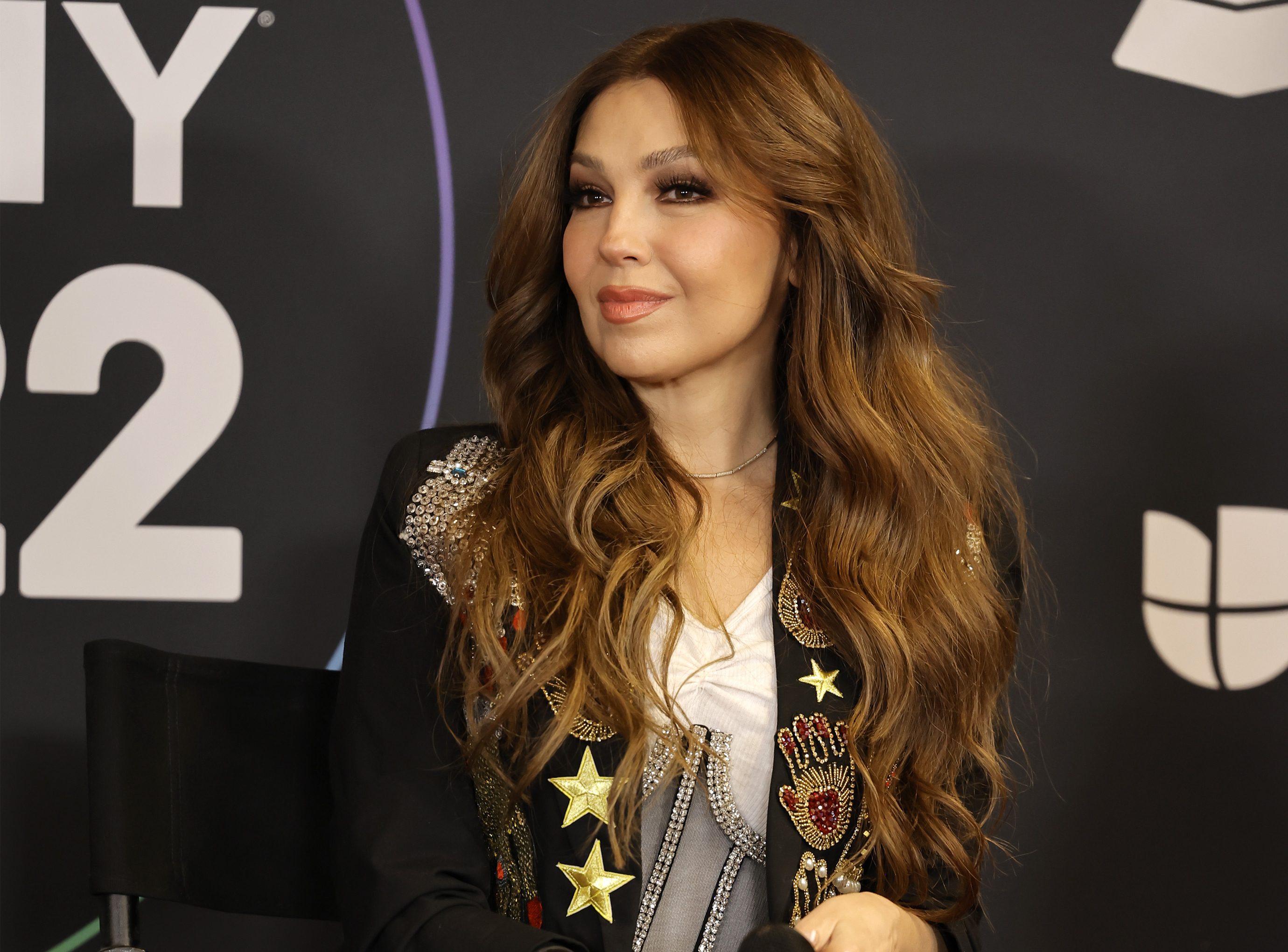 Thalia clarifies her rivalry with Shakira at the 2022 Latin Grammy