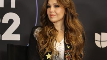 Thalia en su presentación a la presenta en el Latin Grammy 2022, donde habló de Shakira.