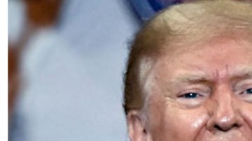 Trump se presentó en un mitin en Ohio en apoyo al candidato republicano.