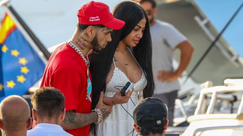 Yailin La Más Viral y Anuel AA en Ibiza.