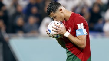 Cristiano Ronaldo con la Selección de Portugal en el Mundial Qatar 2022.