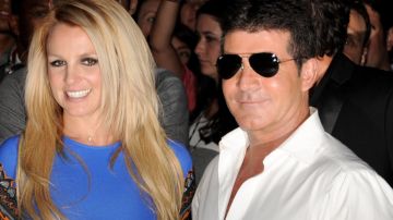 Britney Spears y Simon Cowell
