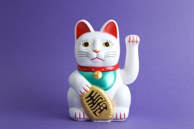 gato de la suerte