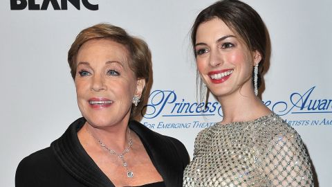 Julie Andrews y Anne Hathaway