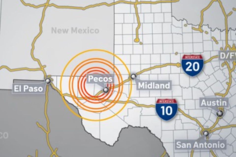 Temblor en Texas Autoridades confirman terremoto de 5.4 grados en el