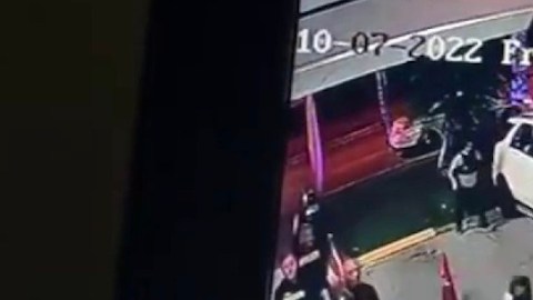 Imagen de una de las cámaras de seguridad del día en que se produjo la redada.