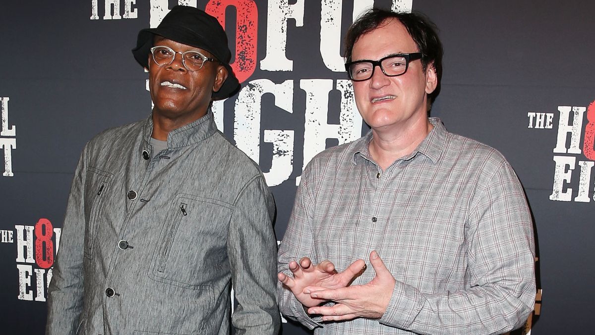 Samuel L. Jackson y Quentin Tarantino en 2016.