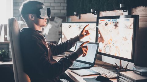 Lentes de realidad virtual