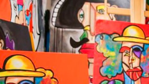 Andrés Valencia, el "pequeño Picasso" de 11 años que vende cuadros por miles de dólares