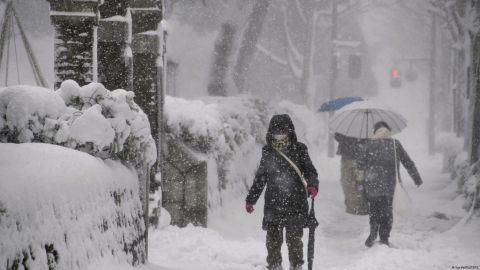 Nevadas en Japón dejan 18 muertos y un centenar de heridos