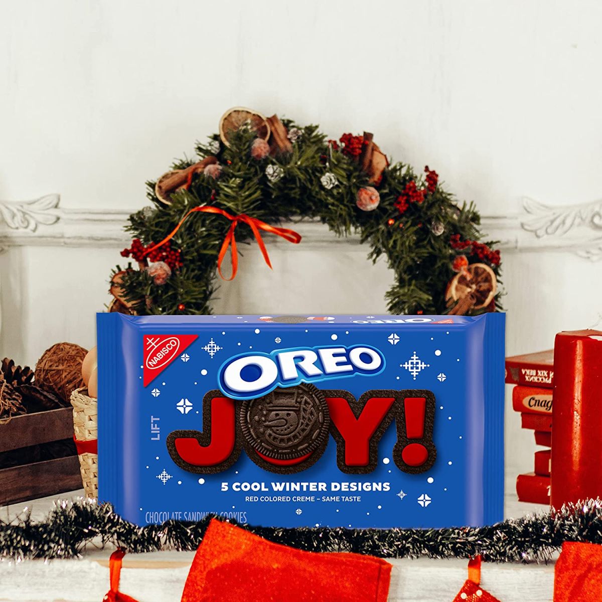 Las galletas Oreo son las favoritas de los estadounidenses y en Navidad puedes encontrar paquetes festivos 