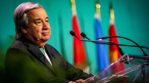 António Guterres, el Secretario General de la ONU, en la COP 15 de Montreal