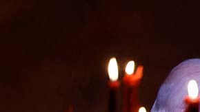 El presidente Biden y Macron durante una cena.